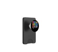 Monitorea los Colores Divertidos del escuadrón de Almuerzo y recreo PopSockets PopWallet para MagSafe
