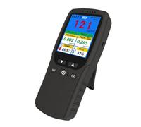 Monitores de aire de fácil transporte, pantalla LCD inmediata, alertas visuales audibles, sensores de temperatura, humedad, batería larga, pequeño instrumento de detección múltiple