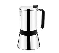 Monix Aroma | Cafetera italiana 6 tazas, acero inox, 10 cm