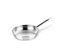 Monix Chef | Sartén 28 cm, acero inoxidable 18/10, apta para todo tipo de cocinas, mango ergonómico de acero inoxidable