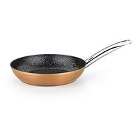 Monix Copper - Sartenes induccion antiadherente de aluminio forjado cobre 20, 24, 26 y 28 cm. Utensilios de cocina para hornillo