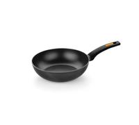 Monix Fuego | Sartén honda 24 cm, aluminio forjado, antiadherente bicapa, sin PFOA, mango baquelita, apta para todo tipo de cocinas incluida inducción