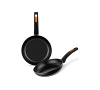 Monix Fuego - Set 2 Sartenes, Lote 20 y 24 cm, Antiadherentes, Aluminio Forjado, Cocina de Inducción, Gas y Vitrocerámica