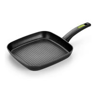 Monix green - grill 28 cm con rayas, aluminio forjado, mango de baquel