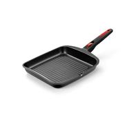 Monix In-Out | Grill con rayas 22 cm, aluminio, full induction, sin PFOA, antiadherente, apta para todo tipo de cocinas incluso inducción