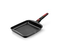 Monix In-Out | Grill liso 22 cm, aluminio, full induction, sin PFOA, antiadherente, apta para todo tipo de cocinas incluso inducción