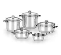 Monix Optima Batería de Cocina 5 Piezas Acero Inoxidable