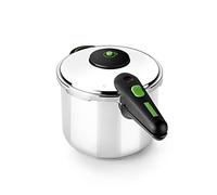 Monix Olla a presión Presto M911002 6L – Acero inoxidable 18/10, triple fondo para inducción