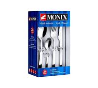 Monix Reims - Set 24 piezas cubiertos de acero inox 18/C (6 comensales)