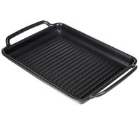 MONIX Solid+ | Plancha con rayas 40 cm | Aluminio fundido con antiadherente, Apta para todo tipo de cocinas incluida inducción