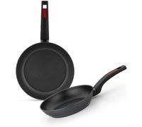 Monix Sunset - Set 2 Sartenes, Lote 22 y 26 cm, Antiadherentes, Aluminio Forjado, Todo Tipo de Cocinas, Gas y Vitro, Libre de PFOA