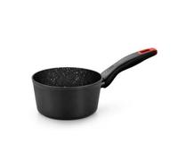 MONIX Titan Rock | Cazo 16 cm, aluminio forjado, fondo full induction, antiadherente interior y exterior, apto para todos los tipos de cocina incluso inducción