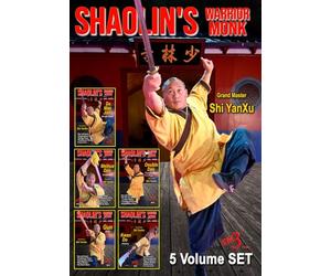 MONJE GUERRERO DE SHAOLIN Por el Gran Maestro SHI YANXU (Vol-1-5-SET) [DVD]
