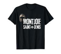 Monjoie Saint Denis Fleur de LYS Chevalier ROI de France Camiseta