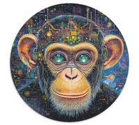 Monkey 1000 Pieces Jigsaw Puzzles For Adults Educational Games Stress Relieving Entertainment Cultivate The Spirit of Teamwork for Adults and Kids, Age 12 Years Up 1000pcs (67.5x67.5cm)