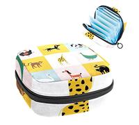 Monkey - Bolsa de almacenamiento portátil para servilletas sanitarias, Varios colores, 4.7x6.6x6.6 in/12x17x17 cm