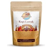 Monkey Business Coffee - Molidos De Café Kopi Luwak Salvaje - 250 Gramos (Otros Pesos Y Tipos De Frijoles Disponibles) - Fuente Sostenible (De Indonesia)