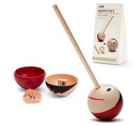 Monkey Business Geppetto - Sacapuntas de pinocho para niños y adultos, sacapuntas manual con nariz de lápiz, sacapuntas manual de mano, regalo divertido para niños y niñas