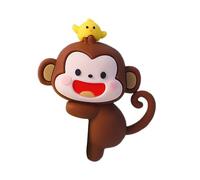 Monkey Car Display Decor - Bonita figura de salpicadero, maravillosa decoración de la pantalla del navegador, adorno de consola de mono de dibujos animados, encantador indicador de consola central