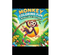 Monkey Coloring Fun: Resellable Edition
