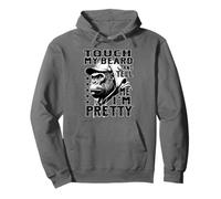 Monkey con Barba Gracioso Toque mi Barba Dime Que Soy Sudadera con Capucha