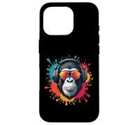 Monkey DJ sunglasses Holiday Music Fan Natur Monkey Carcasa para iPhone 16 Pro