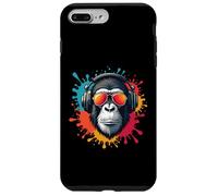 Monkey DJ sunglasses Holiday Music Fan Natur Monkey Carcasa para iPhone 7 Plus/8 Plus