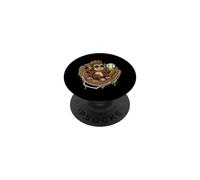 Monkey Funny Animals Baseball Ice Cream Drip Cool PopSockets PopGrip Adhesivo