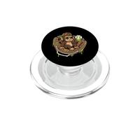 Monkey Funny Animals Baseball Ice Cream Drip Cool PopSockets PopGrip para MagSafe
