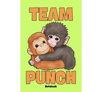 Monkey Journal - Team Punch : Monkey gifts for women, cool monkey gift, monkey gifts for kids, funny monkey gifts, monkey gifts for girls, monkey ... ... monkey named punch: Baby monkey named punch