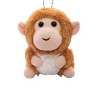 Monkey Keychain - Monkey Punch Stuffed Animal, Ḿonkey Collectible Plush, Cartoon Portable Keyring Collectible - Kids Soft M̀onkey Plush Character, For Handbags Backpacks Purses Family Friends