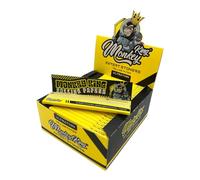 Monkey King - 50 Libritos Amarillos con 32 Papeles | 108 mm x 44 mm | 1600 Servicios | Papel de Liar Superior, 100% Natural y Combustión Lenta"