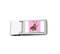 Monkey King - Billetera de bolsillo con clip para billetes de viaje, acero inoxidable