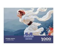 Monkey King Jumps 1000 Piezas Cartón Fuerte Rompecabezas Chinese Ethnic Dancer Liberador De Estrés Juego Familiar Puzzle Juego De Desafío Difícil 70x50cm/1000pcs