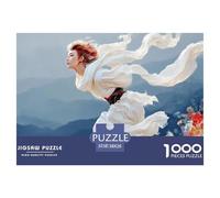 Monkey King Jumps 1000 Piezas Papel Ecológico Rompecabezas Chinese Ethnic Dancer Imágenes Vibrantes Juego Familiar Puzzle Juego De Desafío Difícil 38x26cm/1000pcs