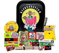 Monkey King Regalo para Fumadores Bandeja para Liar Oficial Rick and Morty, Accesorios Ceniceros, Papel de Fumar King Size, Filtros, Rollos, Pegatinas y Cartones