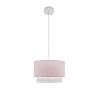 monkey ladder Colgante 1xE27, color rosa bebé, dimensiones 30x30 cm; ideal para decoración de habitaciones infantiles y ambientación suave.