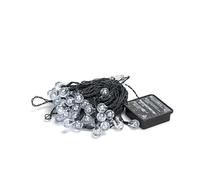 Monkey Ladder Guirnalda de luces solares, 12 m, luz blanca cálida, resistente al agua, ideal para decorar exteriores y crear ambiente acogedor.