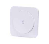 Monkey Ladder Interruptor de timbre blanco, fácil instalación, diseño moderno, ideal para sistemas de timbre y alertas en hogares y oficinas.
