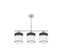 monkey ladder Lámpara - diseño moderno en cromo y blanca, 3xE14, dimensiones 55x14 cm, ideal para dar luz y estilo a cualquier espacio