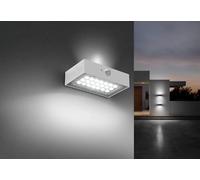 Monkey Ladder Luz de pared solar LED 3W - 4000K - 350 Lm - IP65 - Ideal para iluminar exteriores y espacios ajardinados.