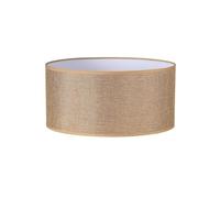 monkey ladder Pantalla cilíndrica - pantalla de yute, 45x45x22 cm, diseño marrón, ideal para lámparas E27, elegante y natural en cualquier ambiente