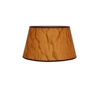 monkey ladder Pantalla - pantalla cónica de 45x35x30 cm, color pergamino, diseño abierto, ideal para lámparas E27, combina estilo y funcionalidad