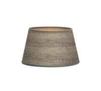 monkey ladder Pantalla - pantalla cónica de madera gris, dimensiones 35x25x20 cm, diseño abierto, ideal para lámparas E27