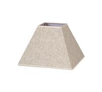 monkey ladder Pantalla - pantalla de forma piramidal, color lino beis, dimensiones 40x18x28 cm, ideal para dar un toque elegante a tus lámparas