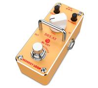 MONKEY LOOP ML-DD1 - Pedal de Efectos para Guitarra Eléctrica - Pedal de Delay con Ajuste de Retardo, Intensidad de Efecto y Feedback - Calidad de Señal con True Bypass - Consumo 23 mA (DC 9V)