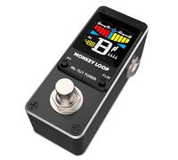MONKEY LOOP ML-TU1 - Pedal Afinador Cromático para Guitarra - Rango de Tono de 430 a 450 Hz - Tolerancia de Afinación de +0.5 Centavos - Alta Precisión y Comodidad en Todo Momento