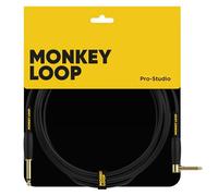 Monkey Loop Pro Studio Silent Cable Jack Mono a Jack Mono Acodado - Cable con 1 Extremo Acodado - Recubrimiento de PVC - Máximo Aislamiento - Longitud 5 Metros