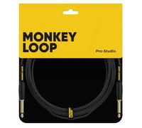 MONKEY LOOP Pro Studio Silent Cable Jack Mono a Jack Mono - Conectores Bañados en Oro de 24k - Recubrimiento de PVC - Máximo Aislamiento - Longitud 5 Metros
