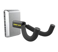 MONKEY LOOP Wall Prime Chrome - Soporte de Guitarra de Pared - Colgador de Guitarra Eléctrica o Acústica en la Pared - Perchero para Guitarra con Goma Protectora - Apertura de 55 mm - Color Plata